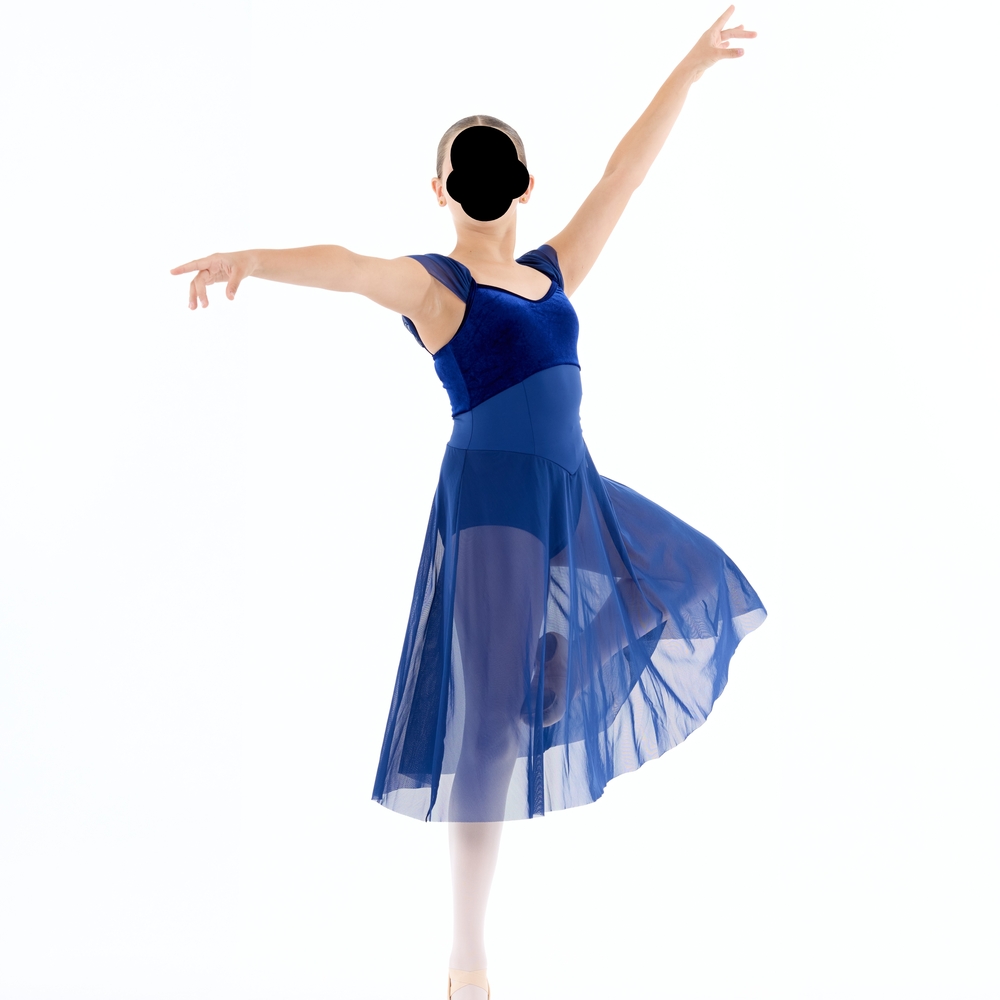 Weissman Royal Blue Dance Costume